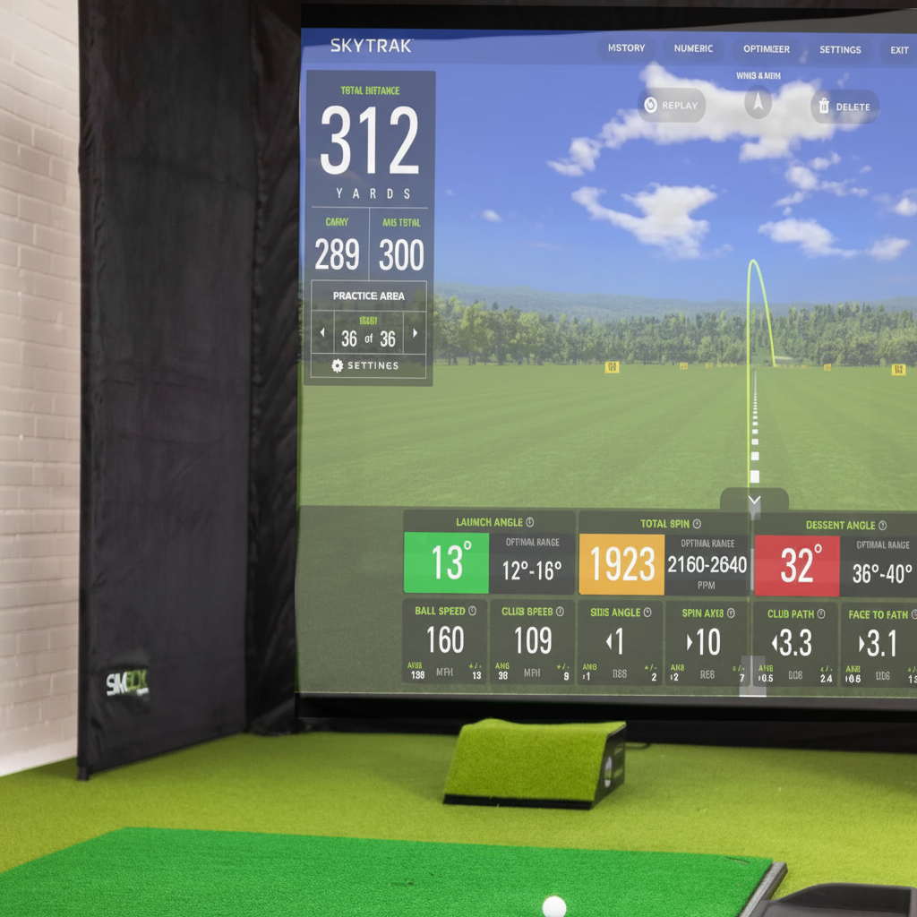 Simbox Golf Simulator Enclosure - 7 Sizes Available