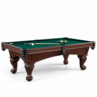 Pool Table Built for Tournament Play, 8ft Regulation Size, Solid Wood Frame, True 1-Inch Slate Bed