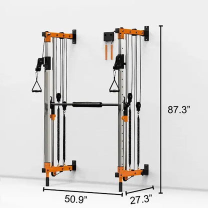 Folding Wall-Mounted Smith Machine