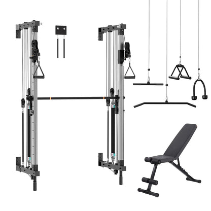 Folding Wall-Mounted Smith Machine