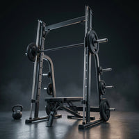 Fitness Equipment Strength Exercise Shoulder Press Smith Machine — Studio Shot