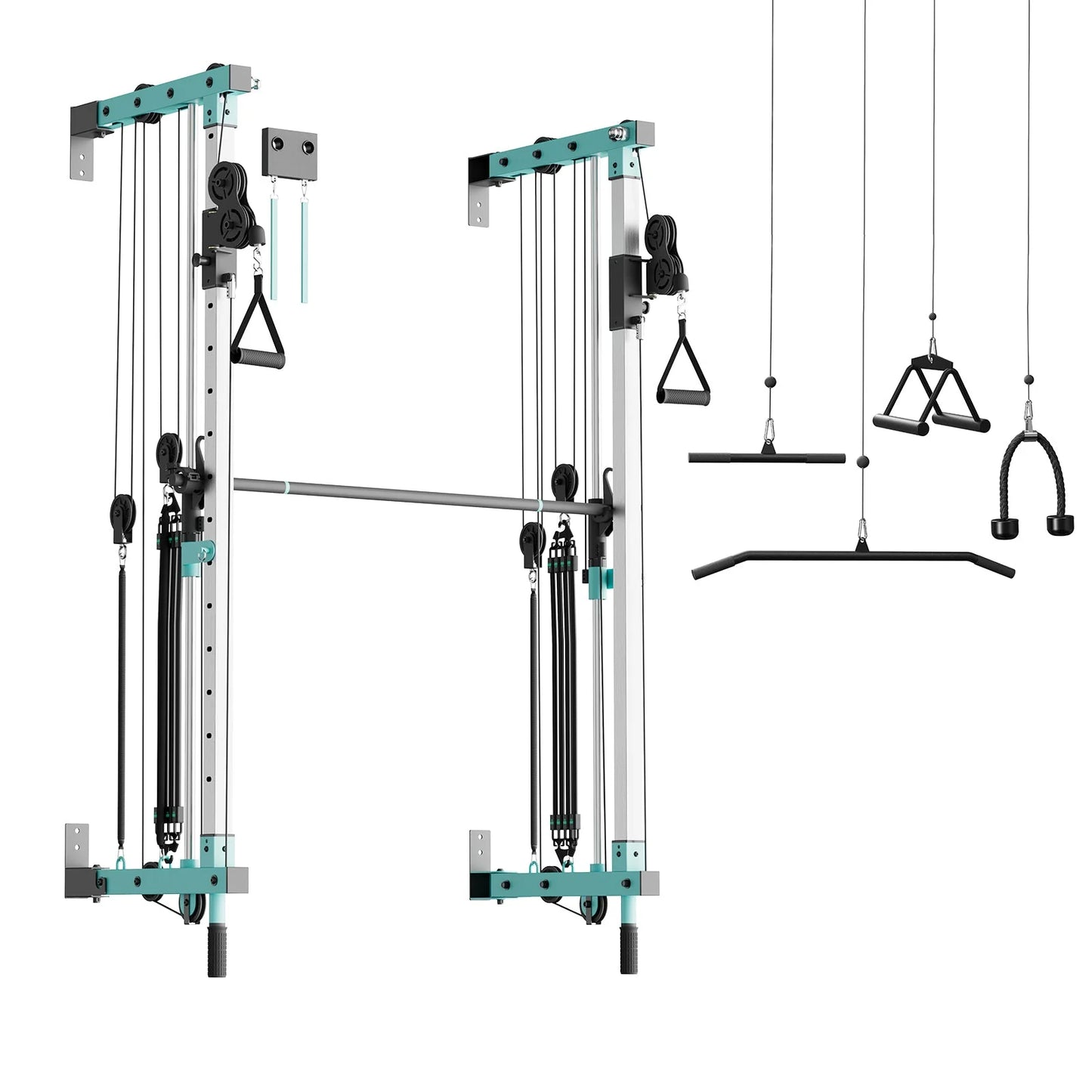 Folding Wall-Mounted Smith Machine